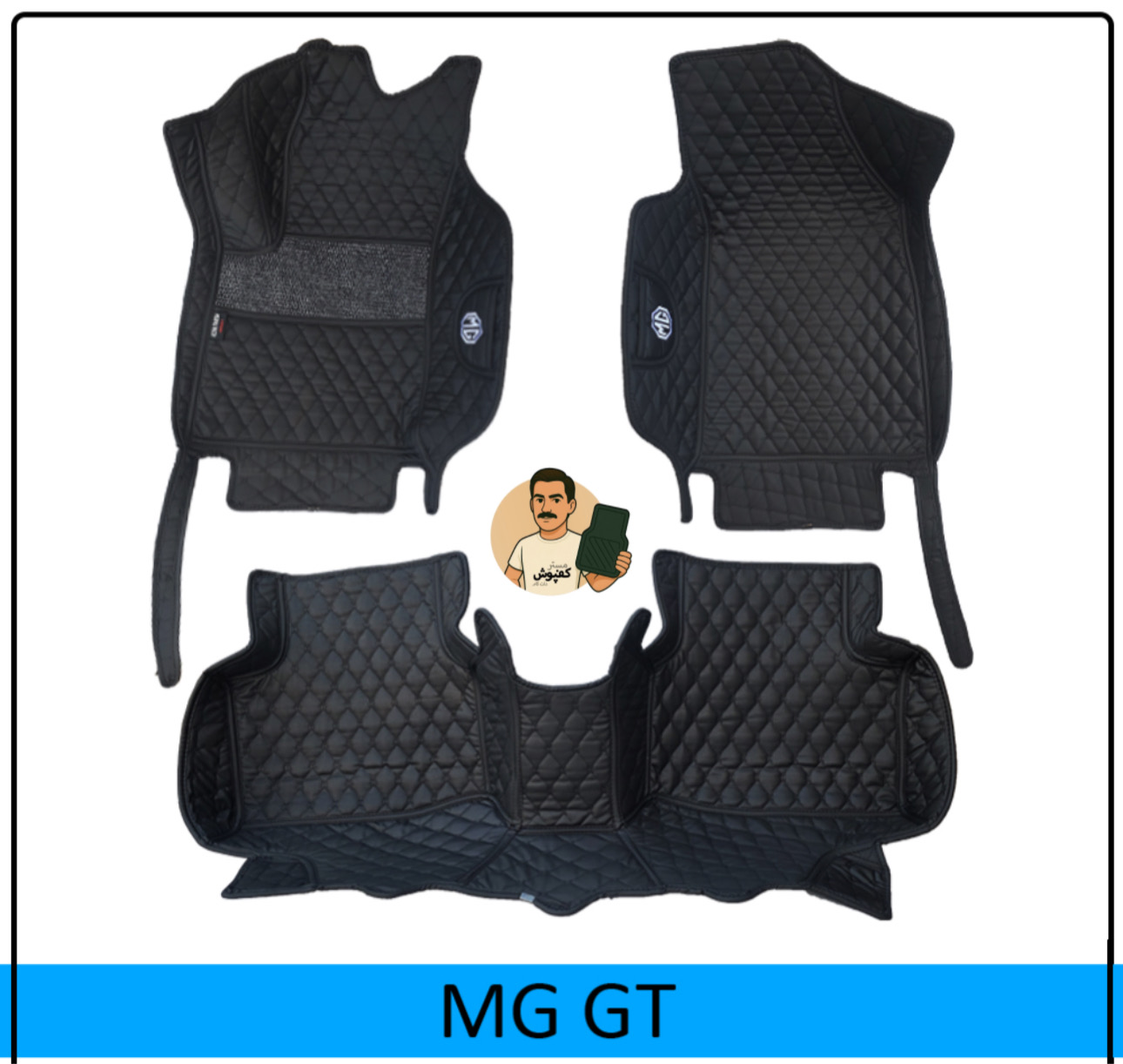 کفپوش 6 بعدی مدل گلدوزی MG GT هیبرید